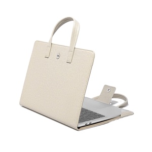 Funda para Portátil Impermeable, Suministrada por Fábrica, Regalo Promocional, Bolsa con Asa Hecha de Material PU - Product Image 3