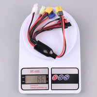 Futaba T/XT60/Tamiya Plug IMAX B6 B6AC Câble de convertisseur de chargeur 8 1 Ligne d'adaptateur de batterie pour modèle de voiture RC Jouet Drones Accessoires