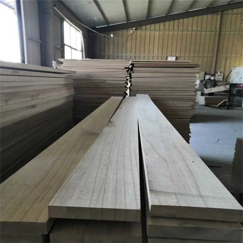 Gran oferta, tablero de madera articulado de Paulownia china de alta calidad para muebles