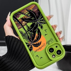 Hoàng hôn cây dừa giá bán buôn Tùy chỉnh hình ảnh logo TPU điện thoại trường hợp bìa cho iPhone 16 15 14 13 12 11 Pro Max cộng với - Product Image 6