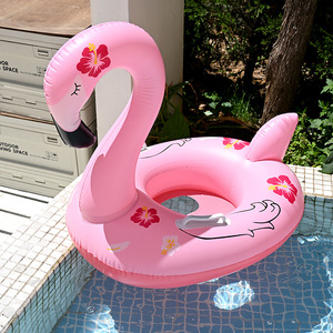 Anillo de asiento con forma de animal para niños, flotador inflable de dibujos animados, juguete para piscina, de 1 a 5 años - Product Image 4