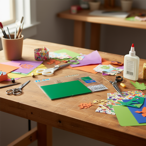 แผ่นโฟมอีวา ILAN ขนาด 60x40 ซม. สีเขียว สำหรับงานฝีมือและงาน DIY - Product Image 3