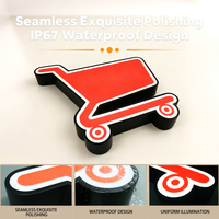 Enseignes LED personnalisées Kelly Sign pour extérieur, supermarchés, murs et bâtiments, étanches IP65, signalétique commerciale pour logo de chaîne de marque personnalisé