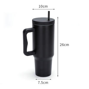Prix de gros de tasses modernes isolées sous vide à double paroi de 40 oz Gobelet à sublimation en acier inoxydable avec <span class=keywords><strong>verres</strong></span> - Product Image 6