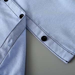 Personalizada línea negra blanco azul bordado media camisa desmontable cuello falso mujeres sin mangas Dickey cuello para abrigo - Product Image 5