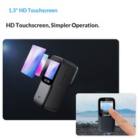 Cámara de Bolsillo C200 Pro 4K HD con Estabilización de Imagen, Grabadora con Ángulo Amplio de 130° para Esquí, Ciclismo y Actividades al Aire Libre