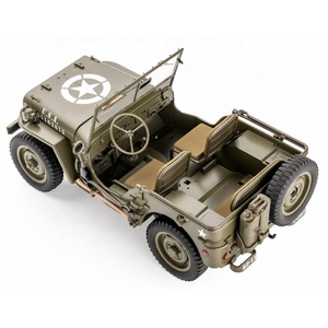 ROCHobby FMS 1941 Willys MB Scaler 1/12 Jeeps RTR 2.4G Radio <span class=keywords><strong>4X4</strong></span> Système d'éclairage LED Véhicule télécommandé RC Crawler - Product Image 6