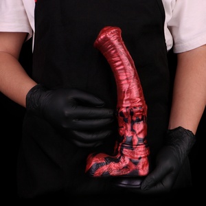 Online Shop Drop Shipping Design Alien Sex Toy <b>Large</b> Thick Fantasy Silicone Dildo with Suction <b>Cup</b> Soft for Women Men Couples - Product Image 5