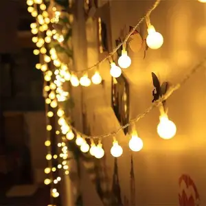 10m 100leds Garland Lights Led Ball String Light Christmas Bulb Fairy String Decorative Lights For Home Wedding Party Decoration