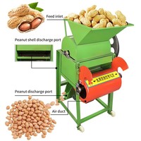 TX équipement de machines agricoles commerciales récolteuse d'arachides battage d'arachide Husker machine à enlever la coquille afrique