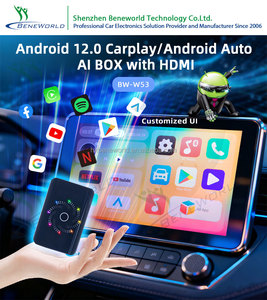 Boîte AI CarPlay à prix d'usine, adaptateur sans fil avec Netflix et YouTube, boîte intelligente 3-en-1, appareil de streaming automobile, lecteur vidéo de voiture 4K - Product Image 2