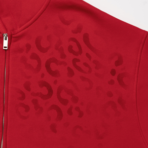 Sweat à capuche zippé épais en molleton 345 GSM, coupe ample et oversize, imprimé 3D, marque privée, streetwear, sweats à capuche unis en gros, personnalisables - Product Image 6