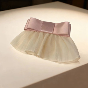 Vestido blanco de Unnie con ribete ~ Pinza de encaje de alta gama para el cabello para mujer, pinza para flequillo, accesorio para el cabello en la parte trasera de la cabeza, adorno para el cabello, pinza lateral - Product Image 3