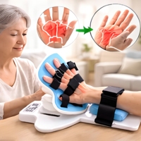 Elektrikli Bilek Eklemi Rehabilitasyon Cihazı 0-90 °   ROM Fleksiyon Ekstansiyon Eğitmeni İnme Hemiplejisi El İyileşmesi için 9 Mod L/R El