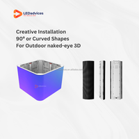 Layar LED Luar Ruangan Hemat Energi Seri EcoBright Kabinet Aluminium Die-casting Hitam P4.44 P5.7 P6.67 P8 P10 Jumbotron LED