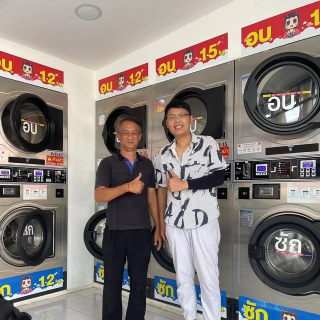 Factory Supply Coin Operated Washer and Dryer Commercial Laundry Equipment for Hotel and School Laundry Machine