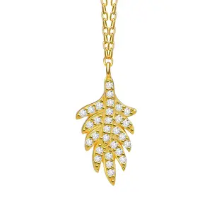 IRCON-collar con incrustaciones de diamantes para mujer, colgante de ewelry 925