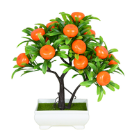 Décoration d'intérieur, arbre bonsaï artificiel en plastique, plante en pot, écologique, simulation de paysage vert de haute qualité, ornement