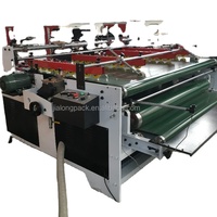 2022 Type de presse ondulée Petite boîte en carton Semi Auto Folder Gluer Machine à vendre