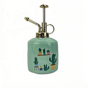 <span class=keywords><strong>Botella</strong></span> de spray de cerámica blanca de alta calidad con estampado Venus Flytrap para decoración única del hogar y necesidades de jardinería - Product Image 4