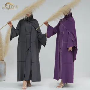 Loriya 3pcs Abaya Designs Abaya Women Muslim Dress Islamic Clothing Muslim Dresses for women Turkish islamic clothing online