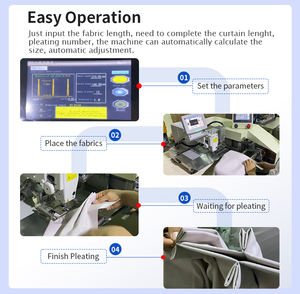 2024 Hot Article <b>Automatic</b> Curtain Pleating <b>Sewing</b> <b>Machine</b> for Cloth Curtain - Product Image 5