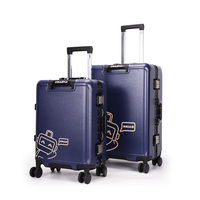 Valise PC unisexe OMASKA avec roulettes pivotantes, sacs de voyage tendance en PC, bagages de voyage pour hommes en PC de 20, 24 et 28 pouces