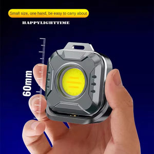 Mini lampe de poche portable à diode électroluminescente ultra-lumineuse, multifonctionnelle, en alliage d'aluminium, COB, magnétique, étanche, à intensité variable - Product Image 2