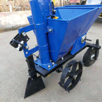 Nueva Sembradora de Patatas de Una Hilera Montada en un Tractor de Marcha Trasera con Alta Productividad para Tractores de 8-22 HP