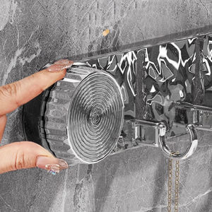 Offre Spéciale <span class=keywords><strong>sans</strong></span> perçage salle de bain crochets muraux porte-serviettes pliable crochet à ventouse Portable - Product Image 2