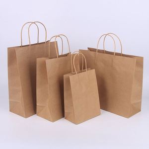 Sacs en papier kraft brun personnalisés fabriqués en Chine pour les sachets de graines de mariage - Product Image 3