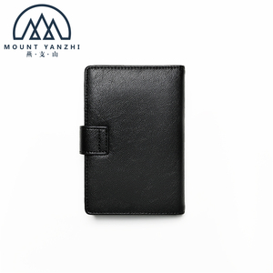 Portefeuille de voyage de luxe en cuir véritable avec logo personnalisé de haute qualité, protection RFID, porte-passeport, porte-cartes de crédit, marque Mount Yanzhi - Product Image 6