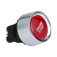 Interruptor de Botón de Arranque Momentáneo de Motor de 12V-24V con Indicador LED para Modificación de Automóviles