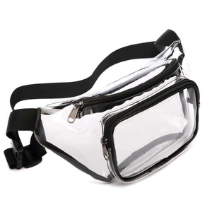 Tas Pinggang PVC Transparan Anti Air dengan Logo Custom untuk Olahraga Outdoor, Lari, Fitness, Travel, Hiking - Product Image 1