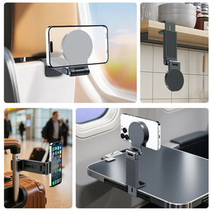 Supper mạnh mẽ từ người giữ điện thoại di động điện thoại đứng chủ với nam châm cho máy bay du lịch 360 độ bàn điện thoại đứng - Product Image 6