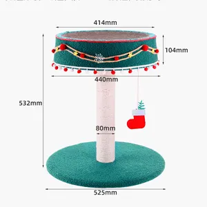 Fabriek Directe Verkoop Kat Kerstboom Natuurlijke Sisal Kat Klimmen Krabpaal