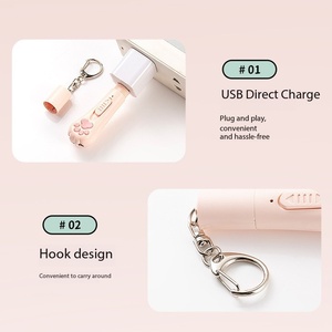 <span class=keywords><strong>Puntero</strong></span> Láser Recargable por USB con Diseño de Pata de Gato, Ecológico, de Plástico, Juguete para Gatos, Proyección de Luz UV Negra, Detección de Hongos, Interactivo - Product Image 4