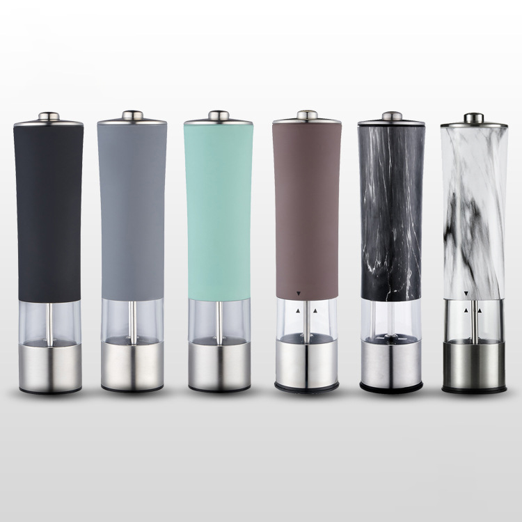 Battery Operated Electric Salt and Pepper Mills Grinder with Light Adjustable Ceramic Grinders Coarse Grind