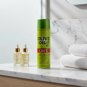 Huile Essentielle pour Soins des Cheveux <span class=keywords><strong>à</strong></span> l'Huile d'Olive ORS pour Tous Types de Cheveux Améliore les Cheveux Frisés en les Rendant Lisses et Nourris - Product Image 4