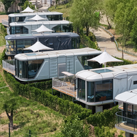 Maison Modulaire Préfabriquée en Béton Écologique de Luxe Moderne OEM G75/G85/G115 pour Hôtels Extérieurs Portables en Chine