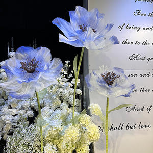 Accesorios DE BODA Halo Flores de seda teñidas Guías de escenario Decoraciones creativas para ventanas Arreglos de decoraciones de boda - Product Image 3