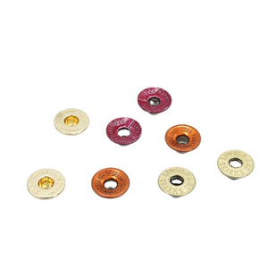 Nút áo bằng đồng thau tùy chỉnh 18MM, khắc logo cổ điển, nút kim loại dành cho quần jean - Product Image 3