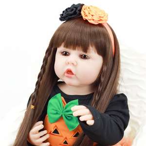 Poupées bébé garçon 22 pouces, corps complet en Silicone, super cadeau d'anniversaire <span class=keywords><strong>qui</strong></span> <span class=keywords><strong>ressemble</strong></span> à de vrais bébés - Product Image 6