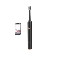 2 brosses à dents électriques soniques contrôlées par application, avec poils doux, rechargeables, étanches IPX7, 4 modes, soins bucco-dentaires pour la maison