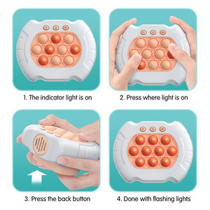 Giocattoli elettronici portatili <span class=keywords><strong>POP</strong></span> <span class=keywords><strong>IT</strong></span> Fidget Toys si illuminano rapidamente <span class=keywords><strong>Pop</strong></span> <span class=keywords><strong>IT</strong></span> Game Sensory Toys per bambini - Product Image 5