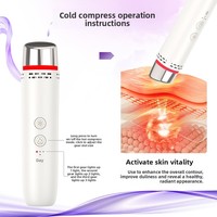 Appareil de beauté XBH pour la maison, masseur oculaire vibrant, baguette chauffante et rafraîchissante pour les yeux secs, pour réduire les poches et les cernes