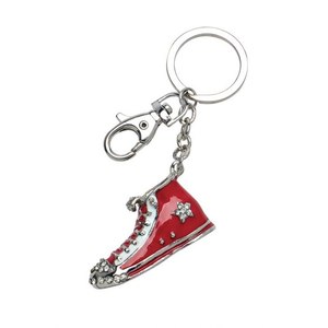 Porte-clés personnalisé BROGUE en caoutchouc PVC souple et métal pour porte-clés, sans boîte - Product Image 1