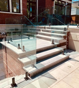 Collier <span class=keywords><strong>de</strong></span> serrage en acier inoxydable pour clôture <span class=keywords><strong>de</strong></span> piscine en verre, balustrade et rampes, quincaillerie pour garde-corps en verre d'escalier et <span class=keywords><strong>de</strong></span> balcon - Product Image 3