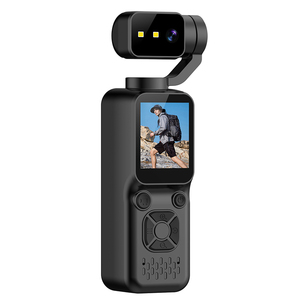 ไม้เซลฟี่พร้อมกล้องแอคชั่นพกพา 4K HD ระบบกันสั่น โฟกัสอัตโนมัติ หมุนได้ 360 องศา กล้องวิดีโอแบบพกพาสำหรับการเดินทางกลางแจ้ง มีสินค้าพร้อมส่ง - Product Image 2
