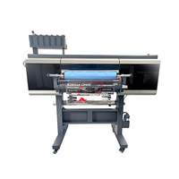 Printer I3200 DTF UV 60cm multifungsi kepala CMYK pernis putih UV DTF AB tinta Film tipe XP600 stiker bahan fleksibel Printer DTG